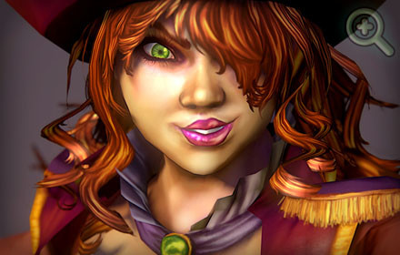 conception, modeling, texturing, rigging and posing