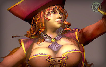conception, modeling, texturing, rigging and posing